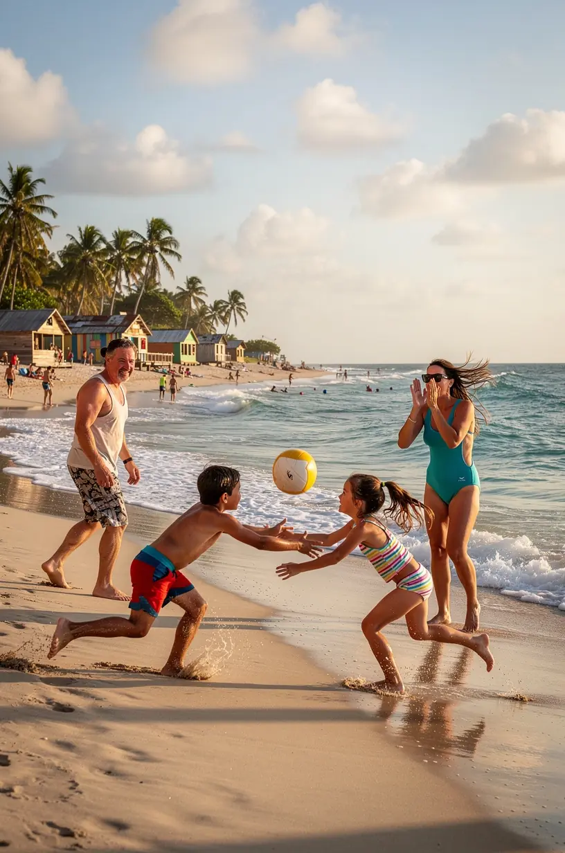 Схема организации пляжного тура с подробным маршрутом и остановками для экскурсий